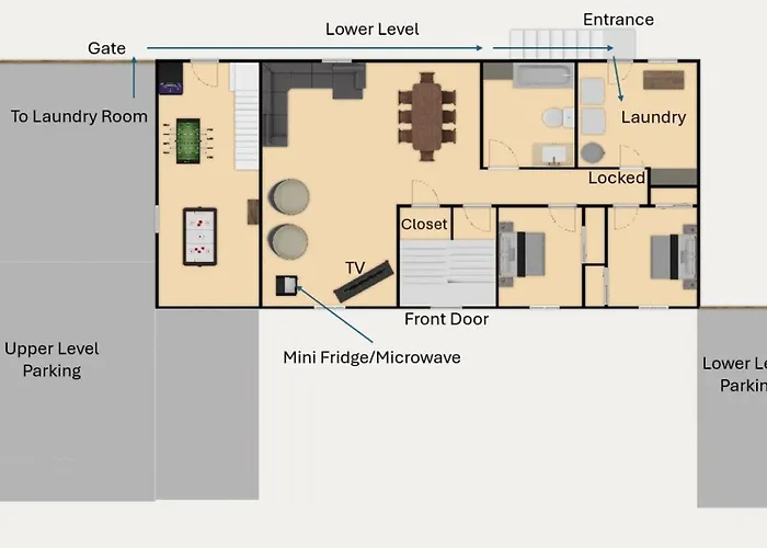 Apartment Paddleboards, Air Hockey, Grill, Fire Pit, Wd, Brkfst, Sleeps 14, Upper Page
