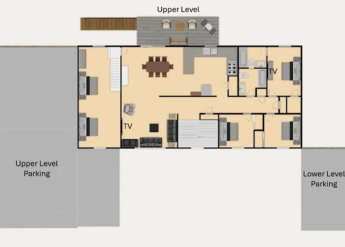 Paddleboards, Air Hockey, Grill, Fire Pit, Wd, Brkfst, Sleeps 14, Upper Apartment Page